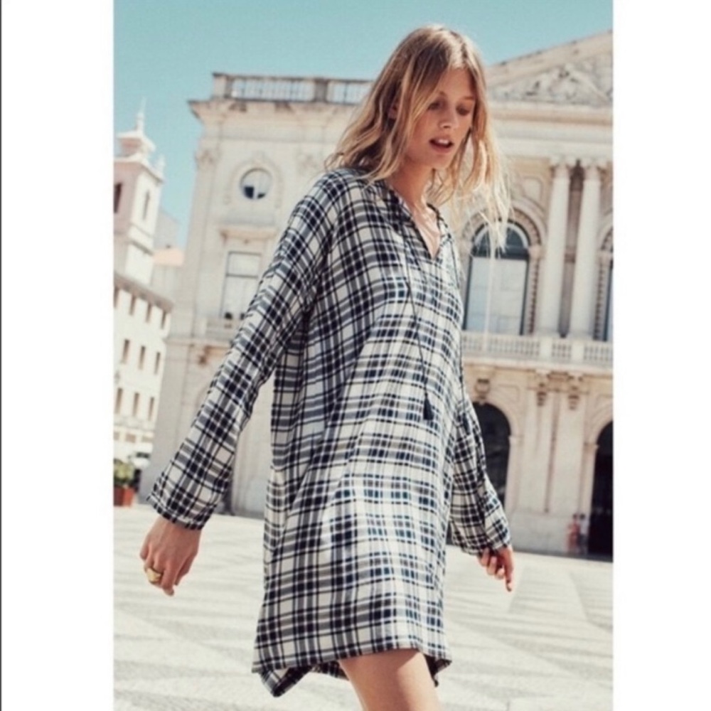 Madewell Plaid Artiste Dress